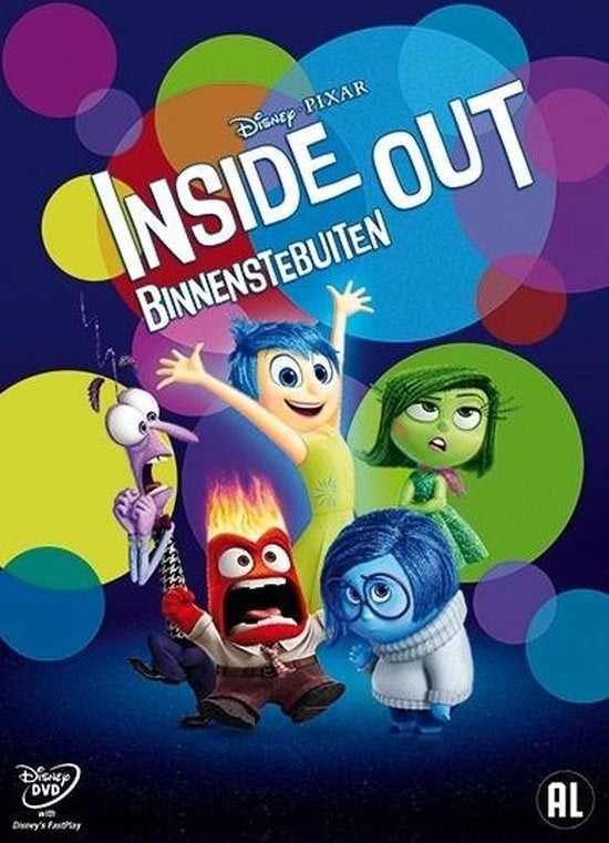 DVD Disney/Pixar - Inside Out Binnenstebuiten, Avontuur, Alle leeftijden, Nederlands, Ophalen of Verzenden