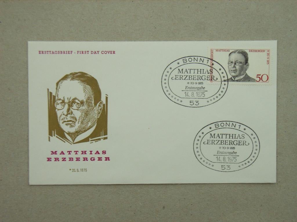 ZM  FDC Bundespost 865, Postzegels en Munten, Ophalen of Verzenden, Onbeschreven, Europa