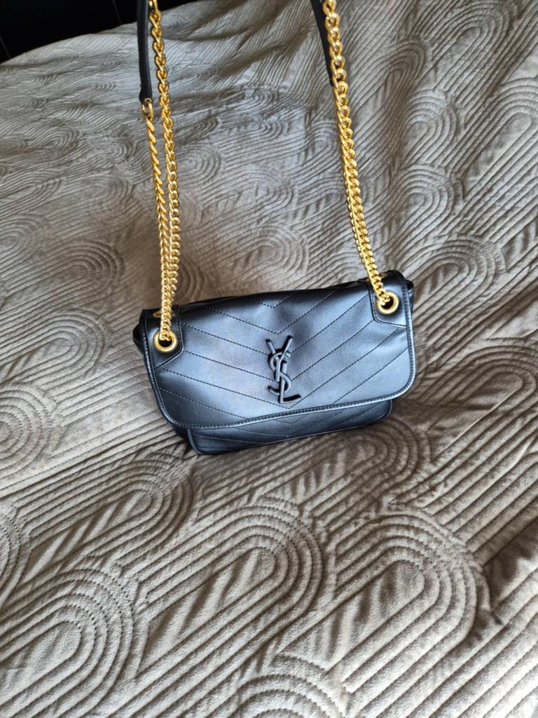 YSL niki, Ophalen of Verzenden, Nieuw, Zwart, Handtas