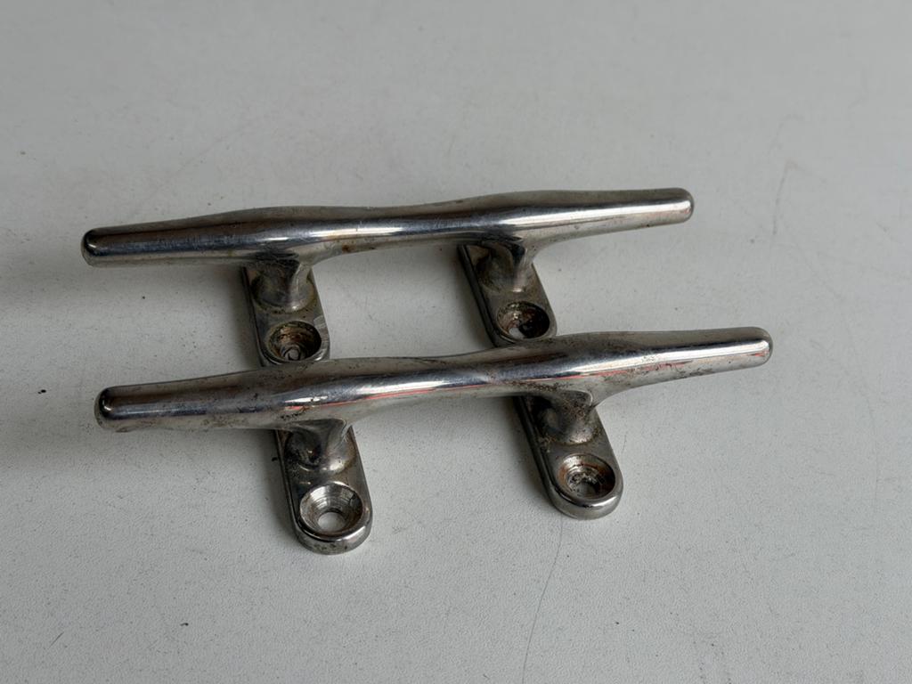 2 x RVS kikker 15 cm, Ophalen of Verzenden, Gebruikt, Overige typen