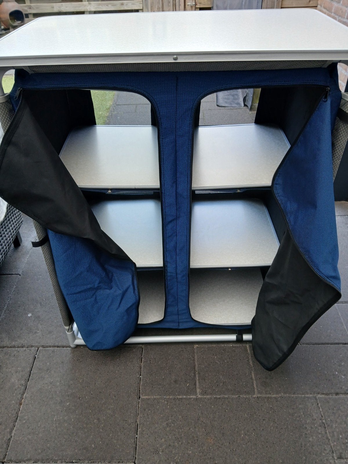 Campingkastje Vrijbuiter 85x104 cm met opbergtas, Ophalen of Verzenden