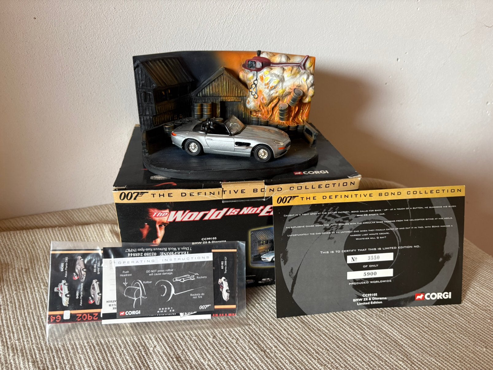 James bond diorama, Ophalen of Verzenden, Zo goed als nieuw