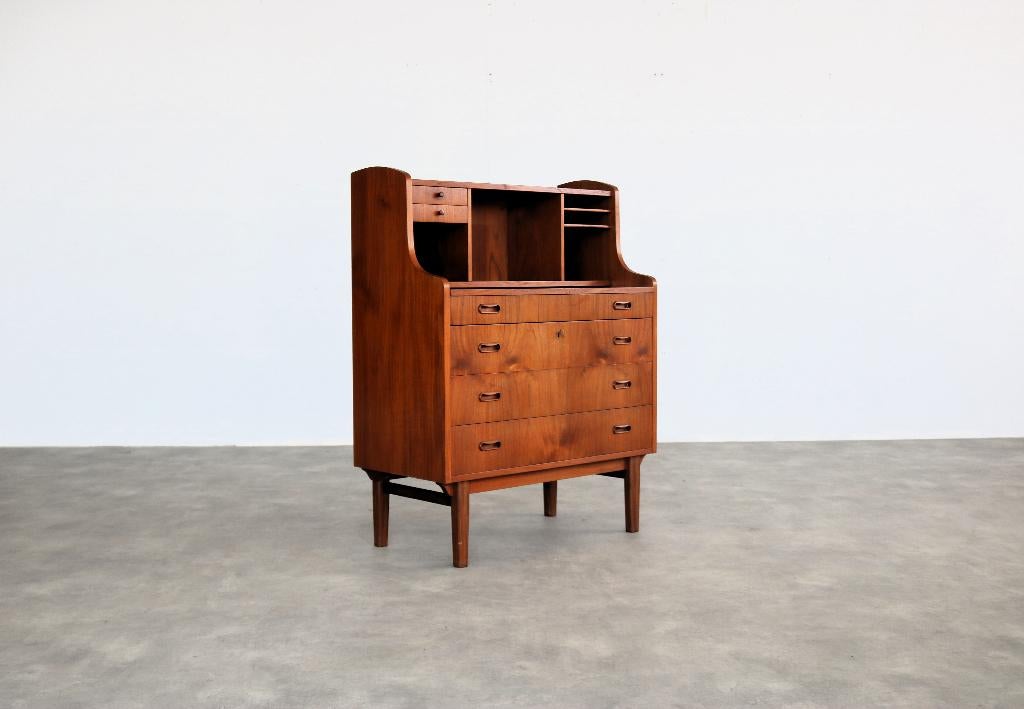 vintage secretaire | kaptafel | jaren 60 | Deens, Gebruikt, ., Ophalen of Verzenden, .