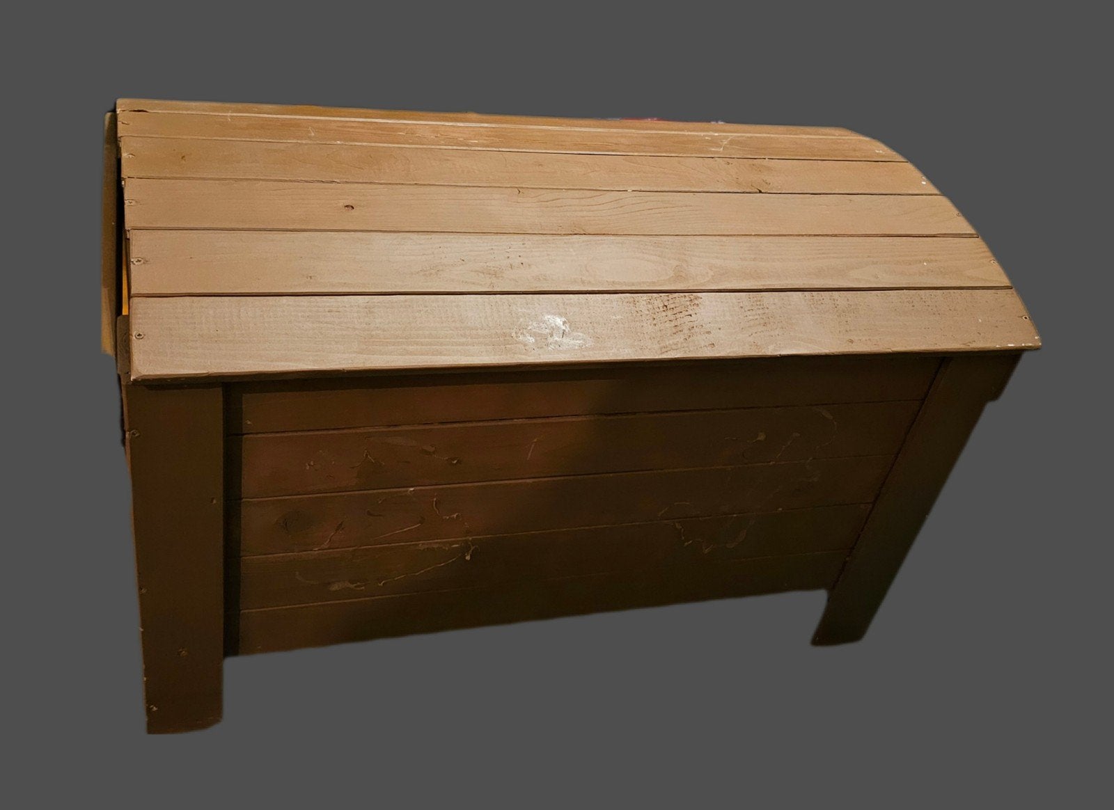 Houten schatkist / opbergkist, Minder dan 50 cm, Gebruikt, 50 tot 100 cm, Ophalen of Verzenden