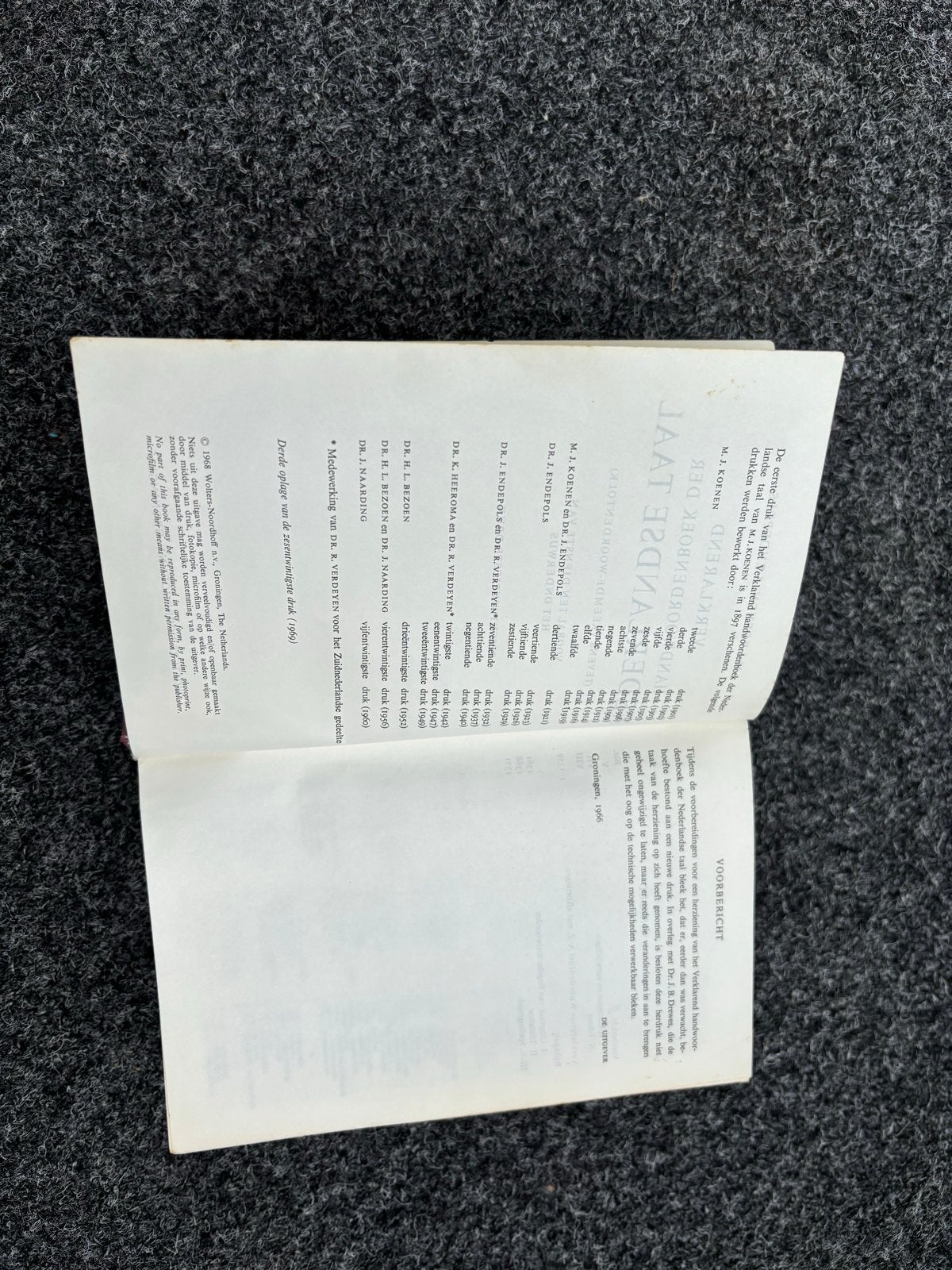 Verklarend Handwoordenboek der Nederlandse Taal, Ophalen of Verzenden, Gelezen, Koenen of Wolters, Nederlands