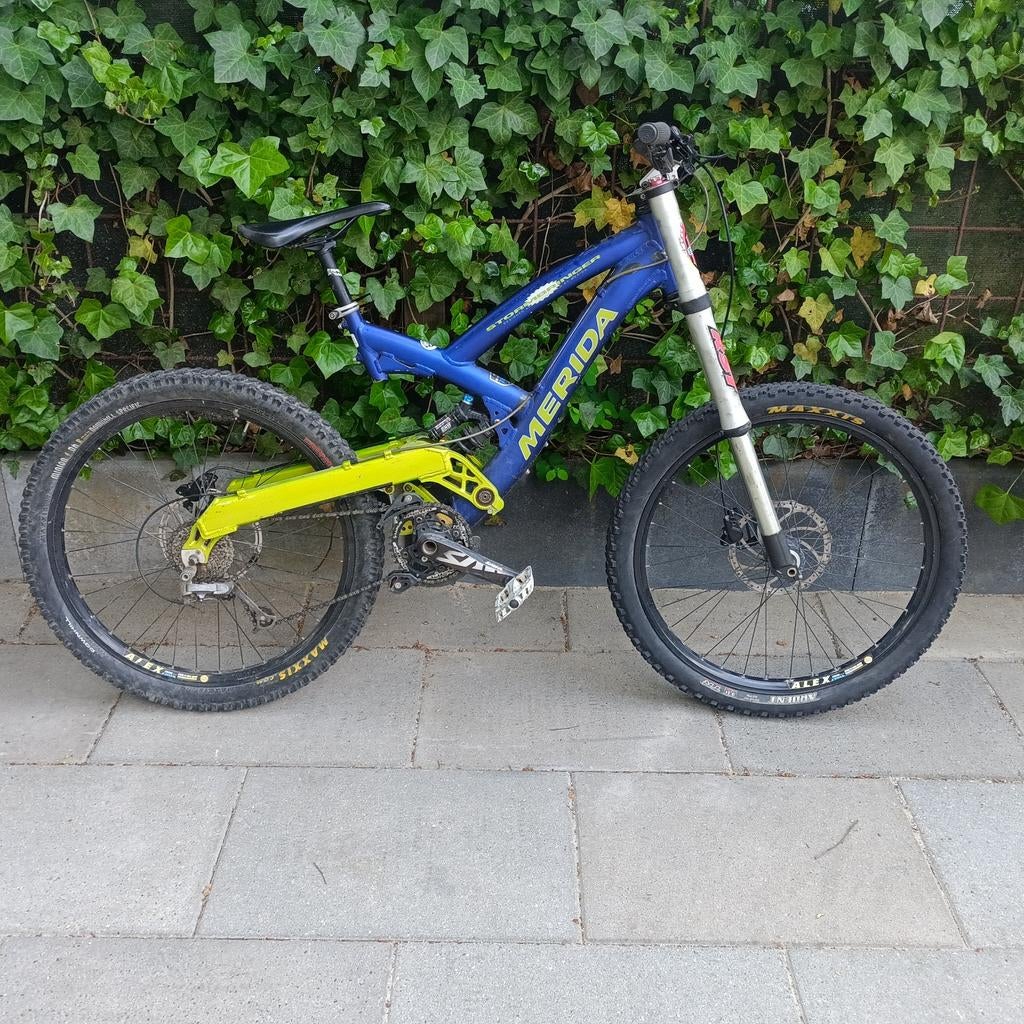 Merida stormbringer downhill fiets, Fietsen en Brommers, Fietsen | Mountainbikes en ATB, Ophalen, Gebruikt, Merida