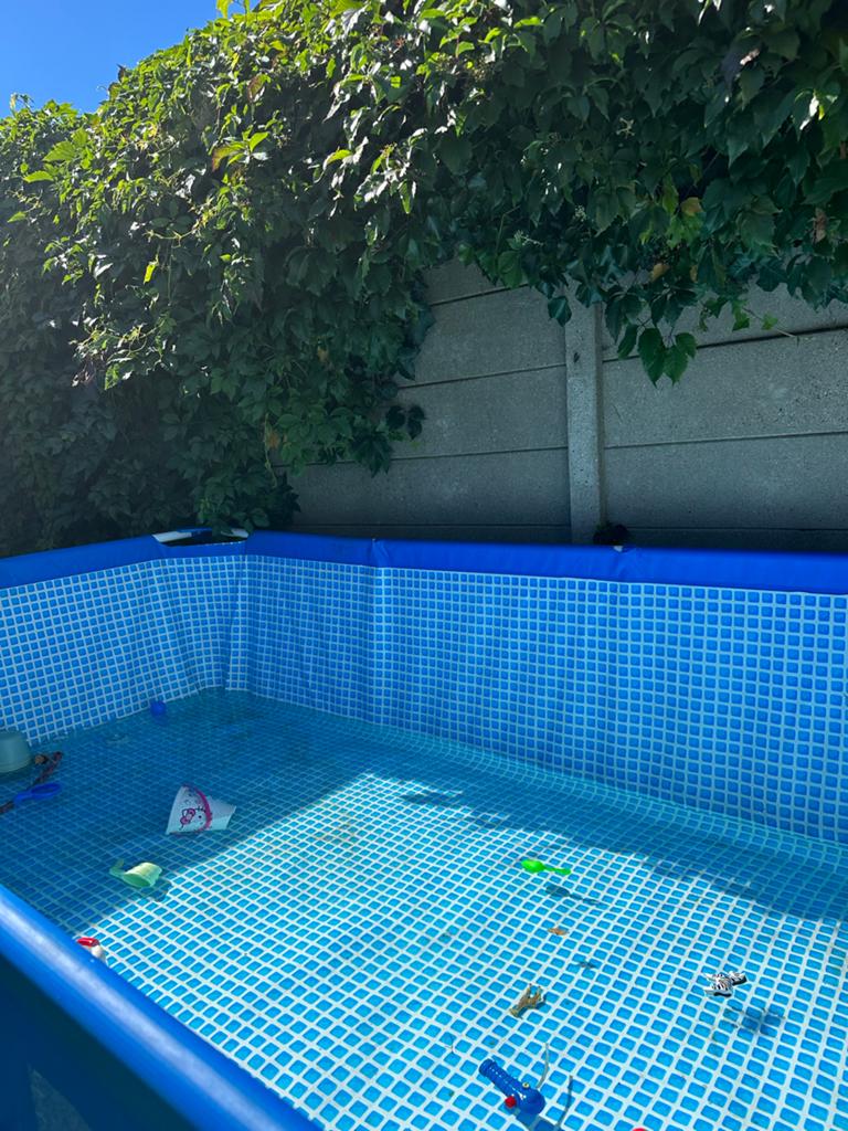 Intex zwembad 200x300 met nieuwe pomp, Ophalen, Gebruikt, 200 tot 300 cm, Opzetzwembad