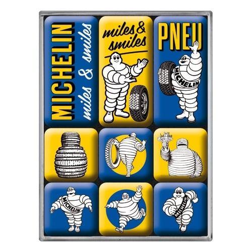 Michelin banden logo reclame magneetjes magneet set deco