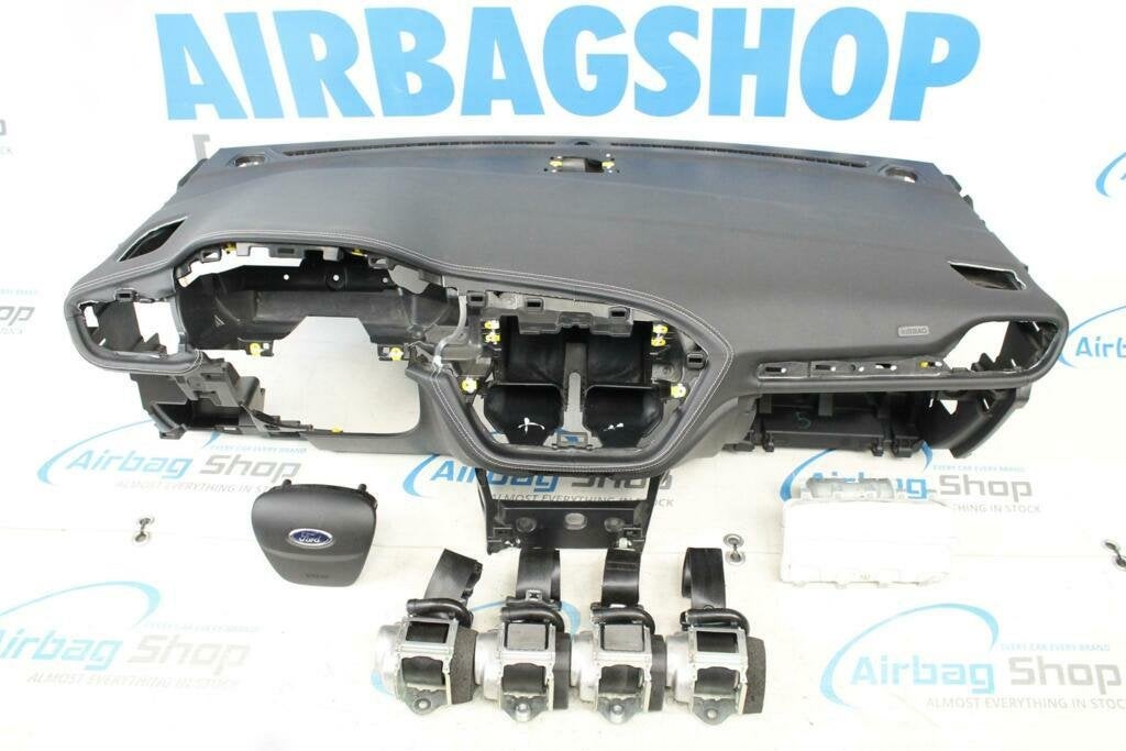 Airbag set - Dashboard met stiksels speaker Ford Fiesta ST, Gebruikt, Ophalen of Verzenden