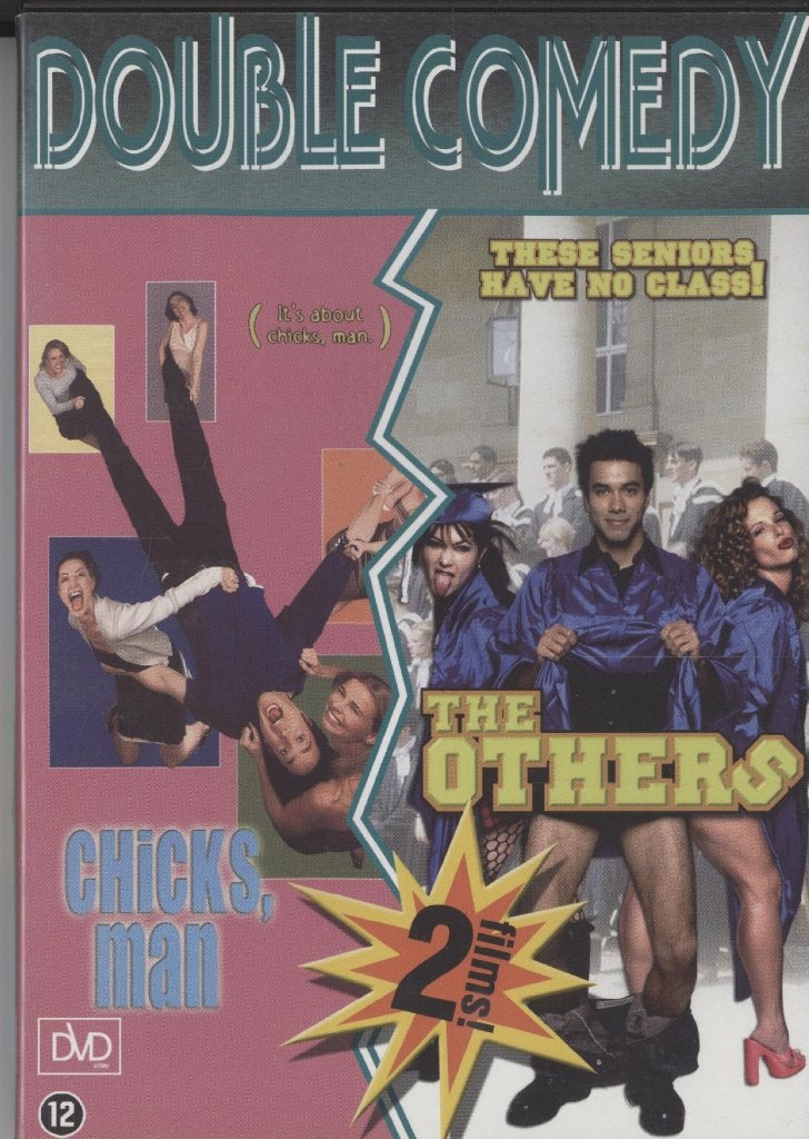 50) 2 films: Chicks Man & The Others: met Jennifer Aspen, Vanaf 12 jaar, Ophalen of Verzenden, Gebruikt, Romantische komedie