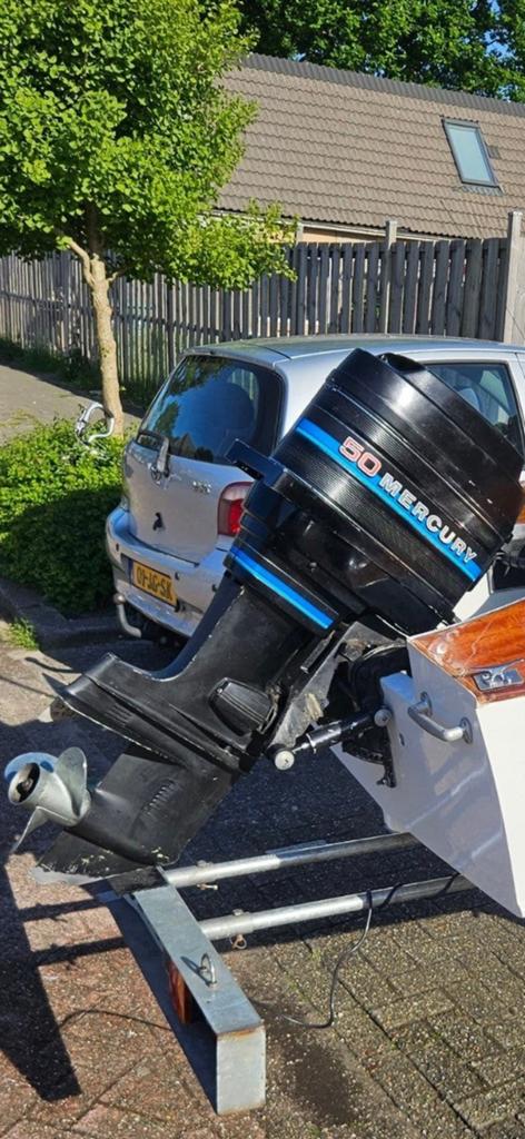 Mercury 50pk motor goed onderhoude., Watersport en Boten, Ophalen of Verzenden, Zo goed als nieuw, Motor en Techniek, Motorboot