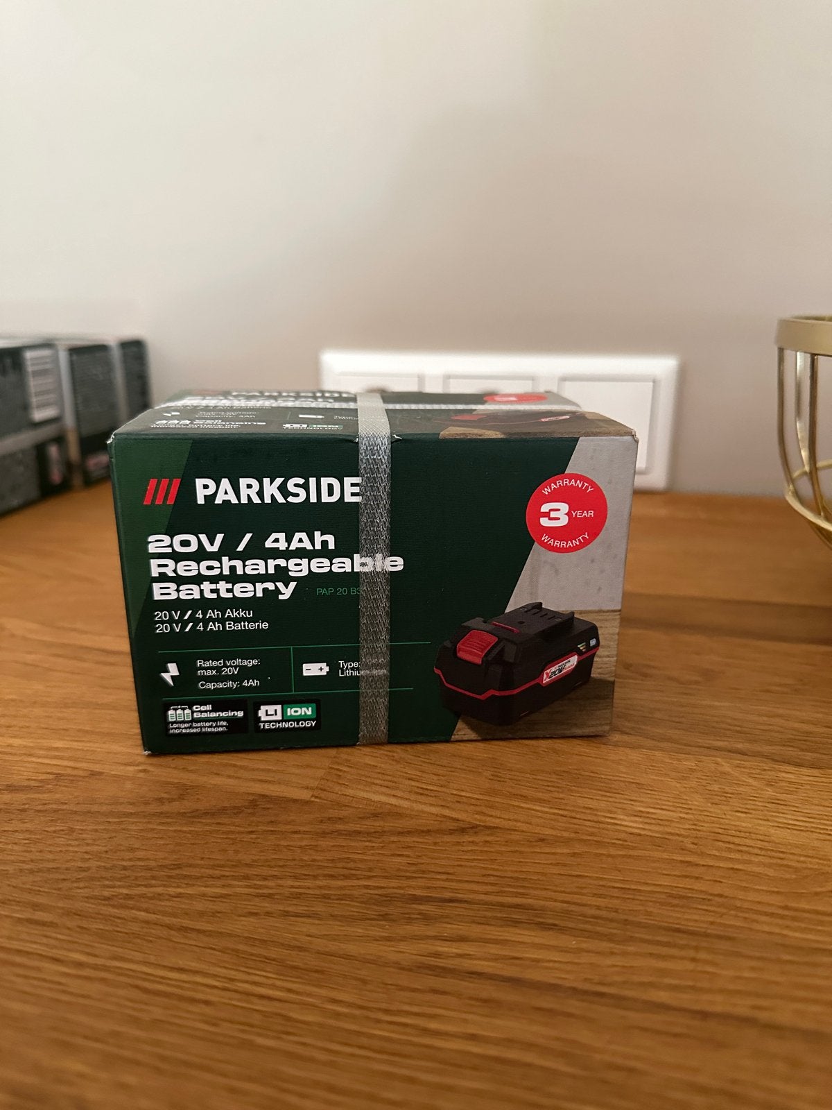 Parkside Accu 20V 4Ah Nieuw met Seal, Ophalen of Verzenden, Nieuw