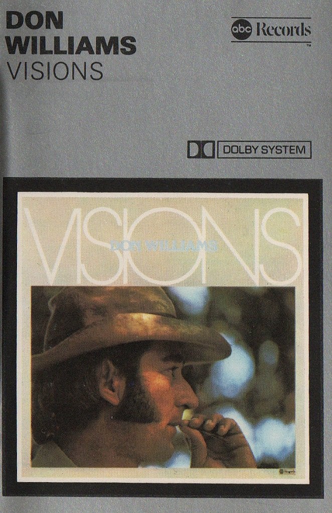 Cassettebandje Don Williams – Visions, Ophalen of Verzenden, Gebruikt, Pop, 1 bandje