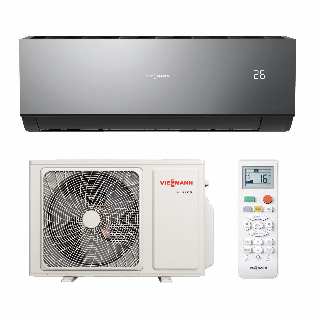 Viessmann Vitoclima 200-S/HE Trend SWAA200MHA035 12.000BTU, Witgoed en Apparatuur, Verwarmen, Verzenden, Minder dan 60 m³, 3 snelheden of meer