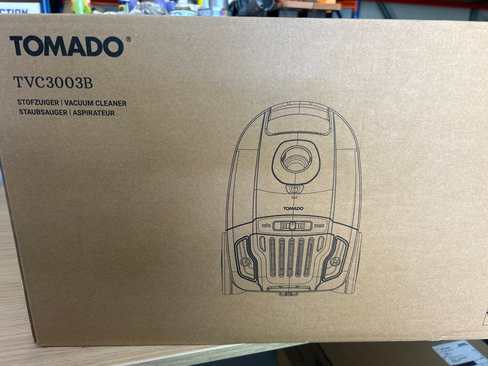 Tomado TVC3003B Stofzuiger - Nieuw in doos, Stofzak, Overige merken, Nieuw, Ophalen of Verzenden