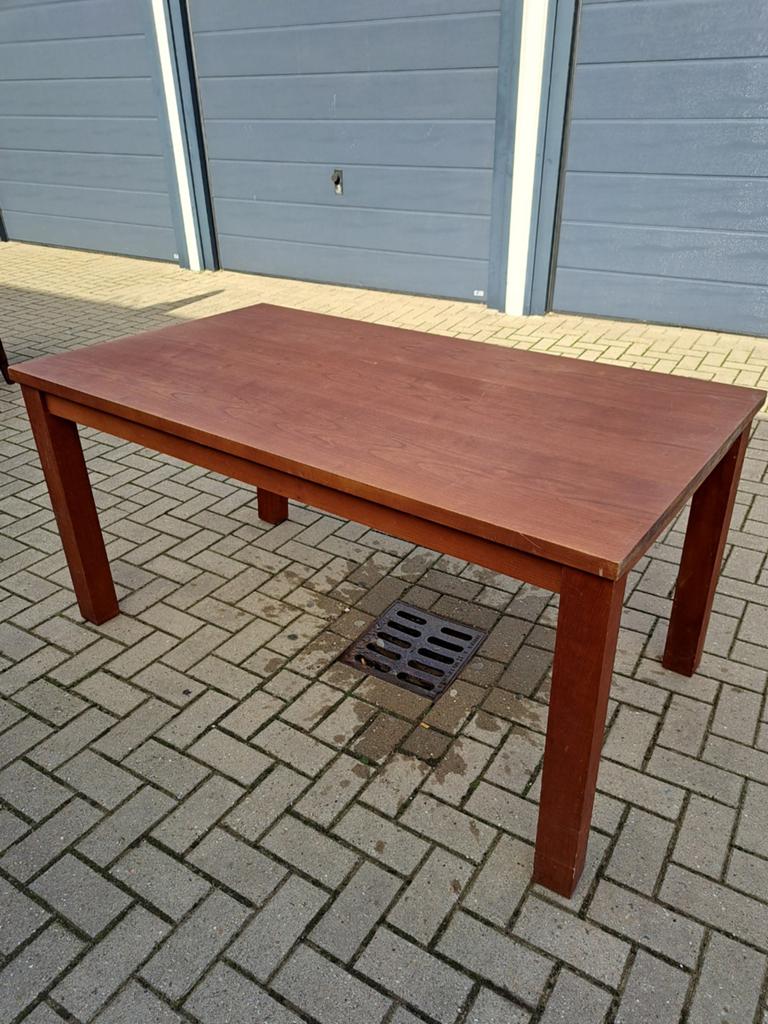 Kersenhouten eettafel, Huis en Inrichting, Tafels | Eettafels, Ophalen, Gebruikt, 50 tot 100 cm, 150 tot 200 cm
