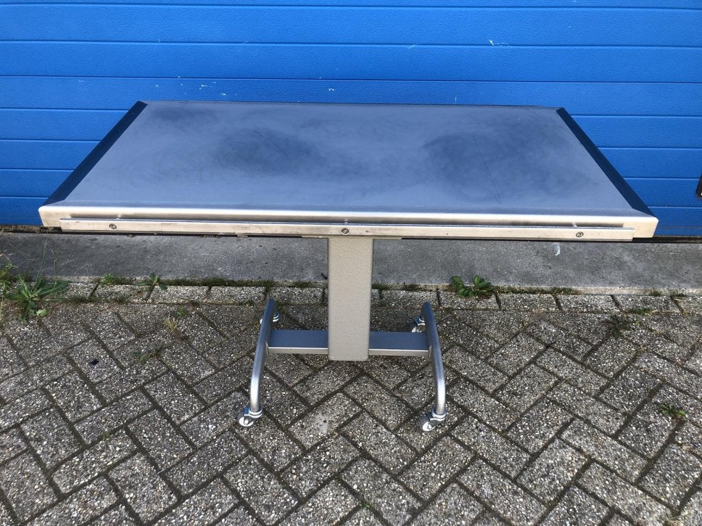 Veterinaire behandeltafel verrijdbaar met RVS blad, Diversen, Braces, Niet ingevuld, Niet ingevuld, Niet ingevuld