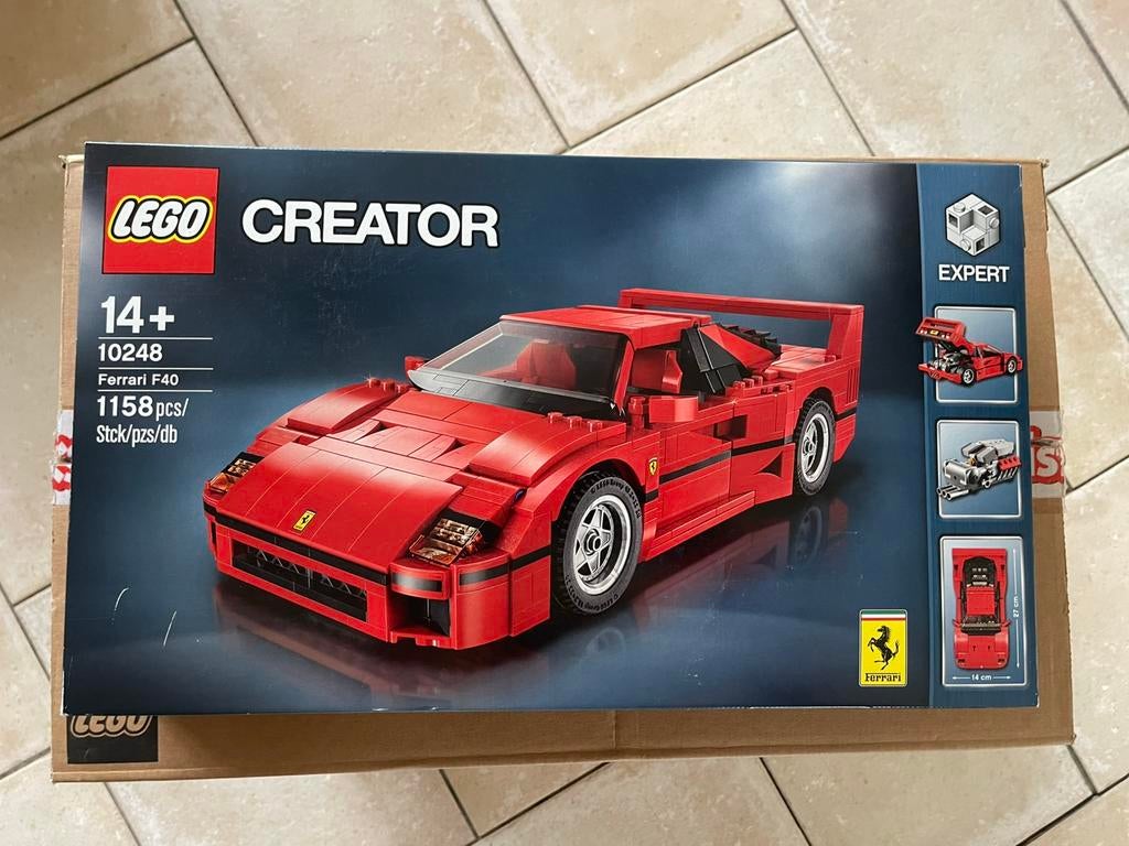 LEGO Creator Expert Ferrari F40 (10248), Ophalen of Verzenden, Nieuw, Complete set, Lego