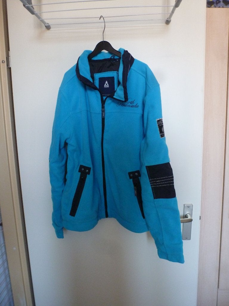 windproof GAASTRA fleece vest azuur blauw 42 -GRATIS zend, Verzenden, Zo goed als nieuw, Maat 42/44 (L), Jack