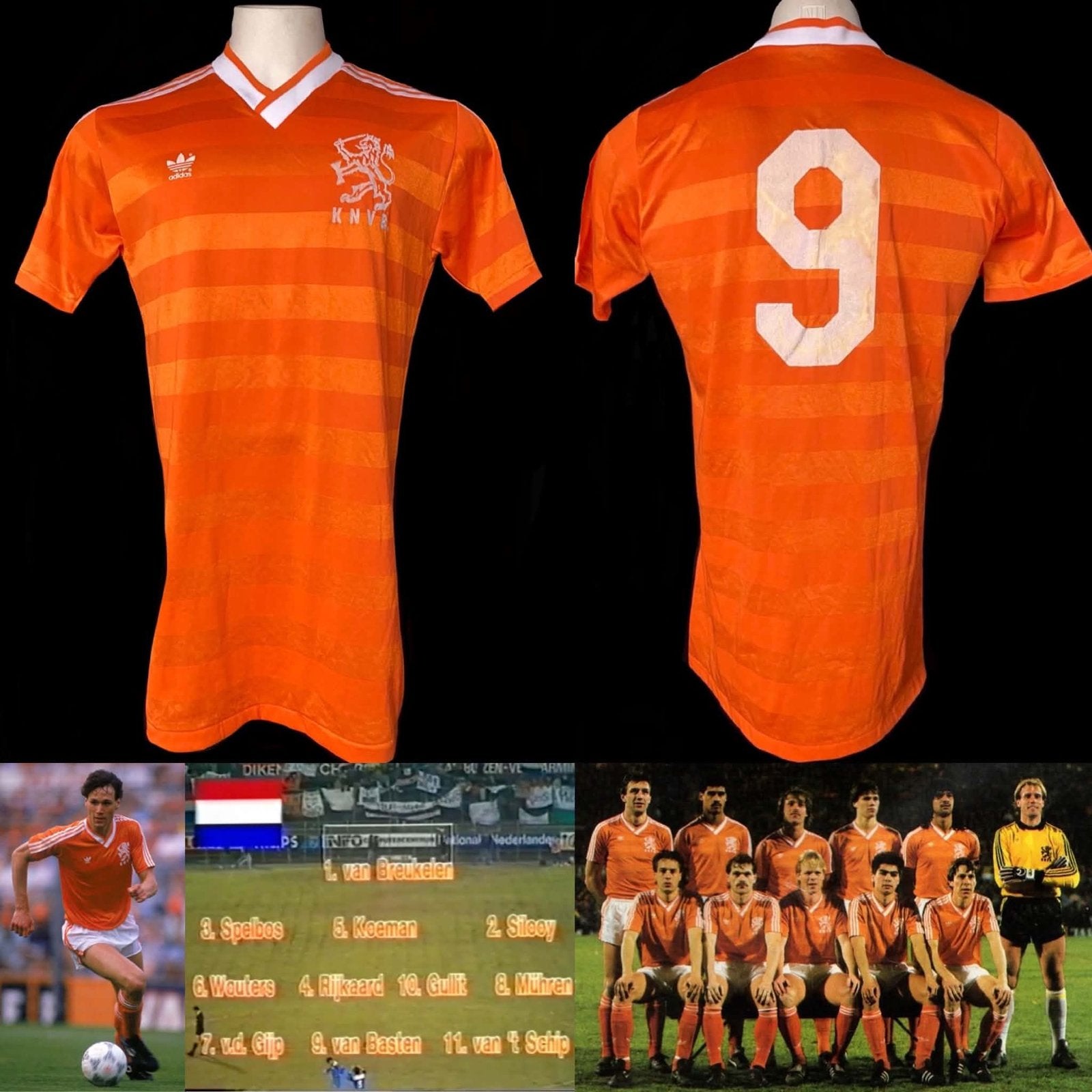 Vintage Nederland voetbalshirt '88 (Koeman #5), Maat 48/50 (M), Oranje, Ophalen of Verzenden, Zo goed als nieuw
