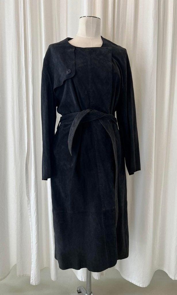 jas suede., Maat 38/40 (M), Blauw, Ophalen of Verzenden, Samsoe & Samsoe
