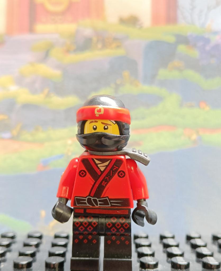 Lego Kai - The LEGO Ninjago Movie, Pearl Dark Gray Katana, Gebruikt, Lego, Ophalen of Verzenden, Minifiguur
