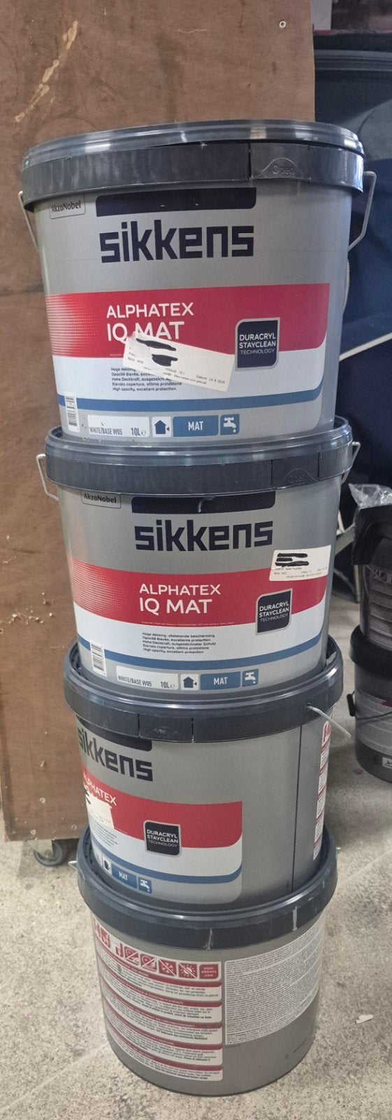 Buitenmuurverf SIKKENS Alpathex IQ Mat, 5 tot 10 liter, Ophalen, Nieuw, Overige kleuren
