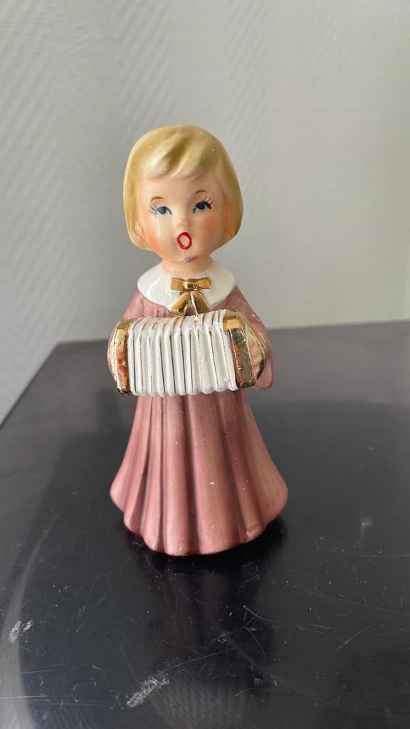 Meisje met accordeon 12 cm, Ophalen of Verzenden, Zo goed als nieuw, Mens
