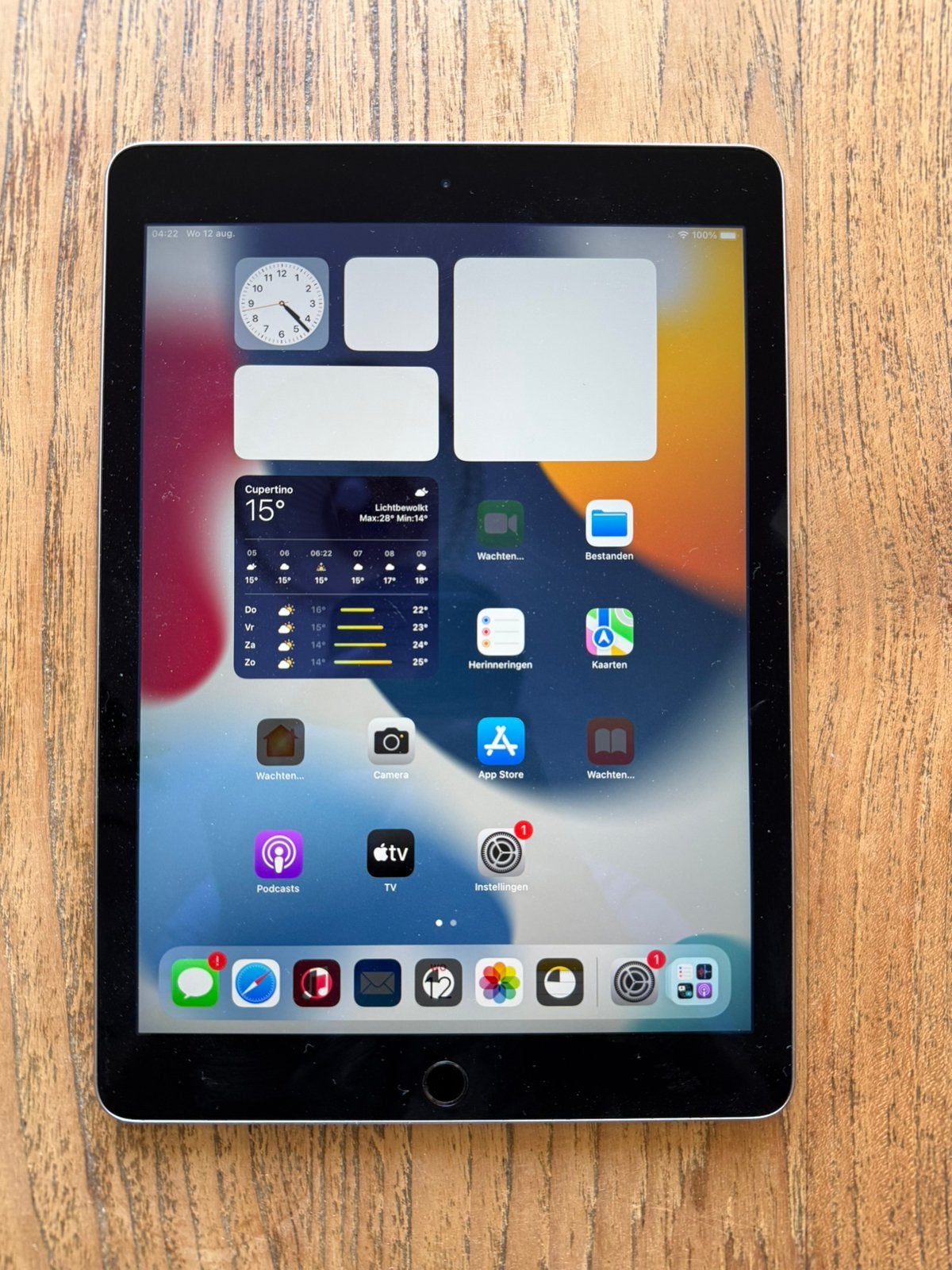 Ipad air 2, 10 inch, Wit, Apple iPad Air, Ophalen of Verzenden