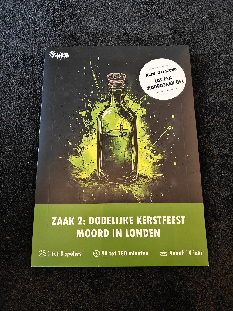 Escaperoom Zaak: Dodelijk Kerstfeest, Ophalen of Verzenden, Gebruikt