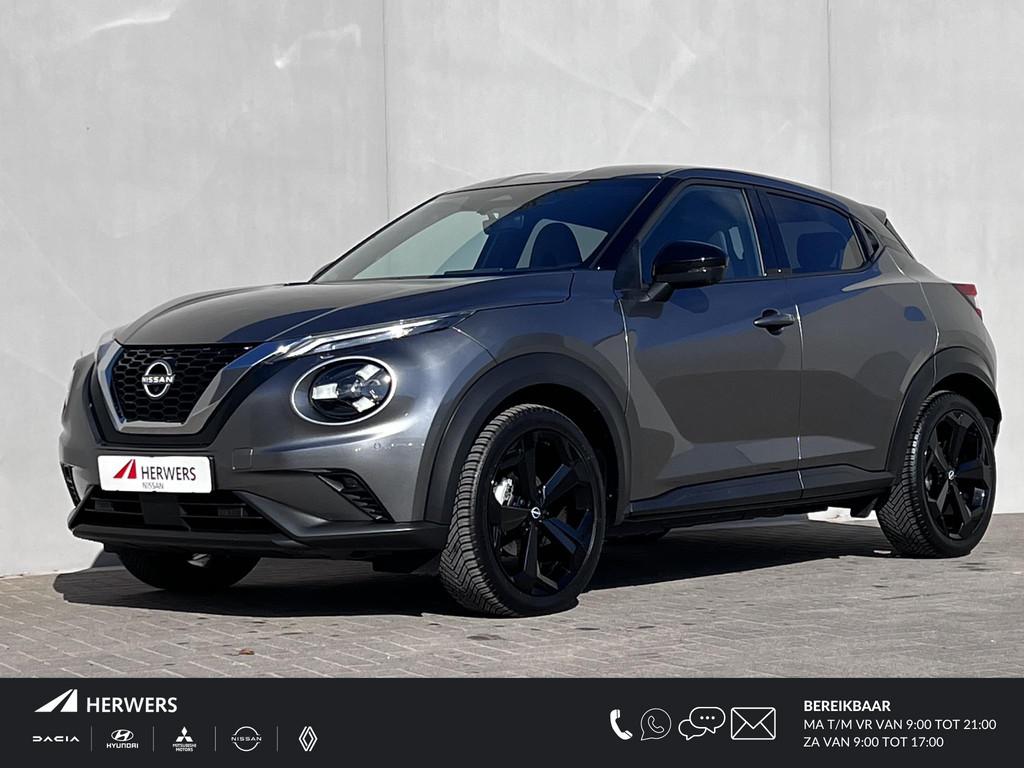 Nissan Juke 1.0 DIG-T Tekna / Fabrieksgarantie tot 03-2028 <, Leder en Stof, Bedrijf, 3 cilinders, 1198 kg