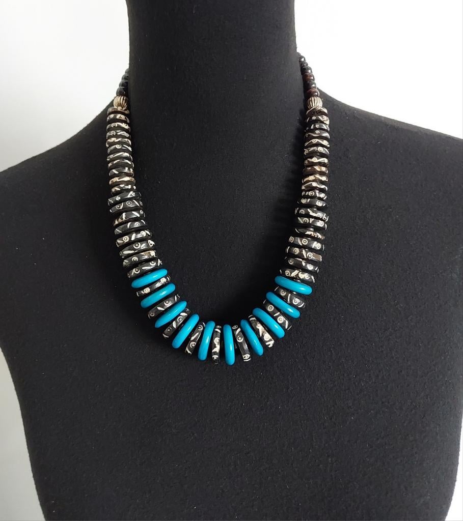 Vintage etnische ketting, Ophalen of Verzenden