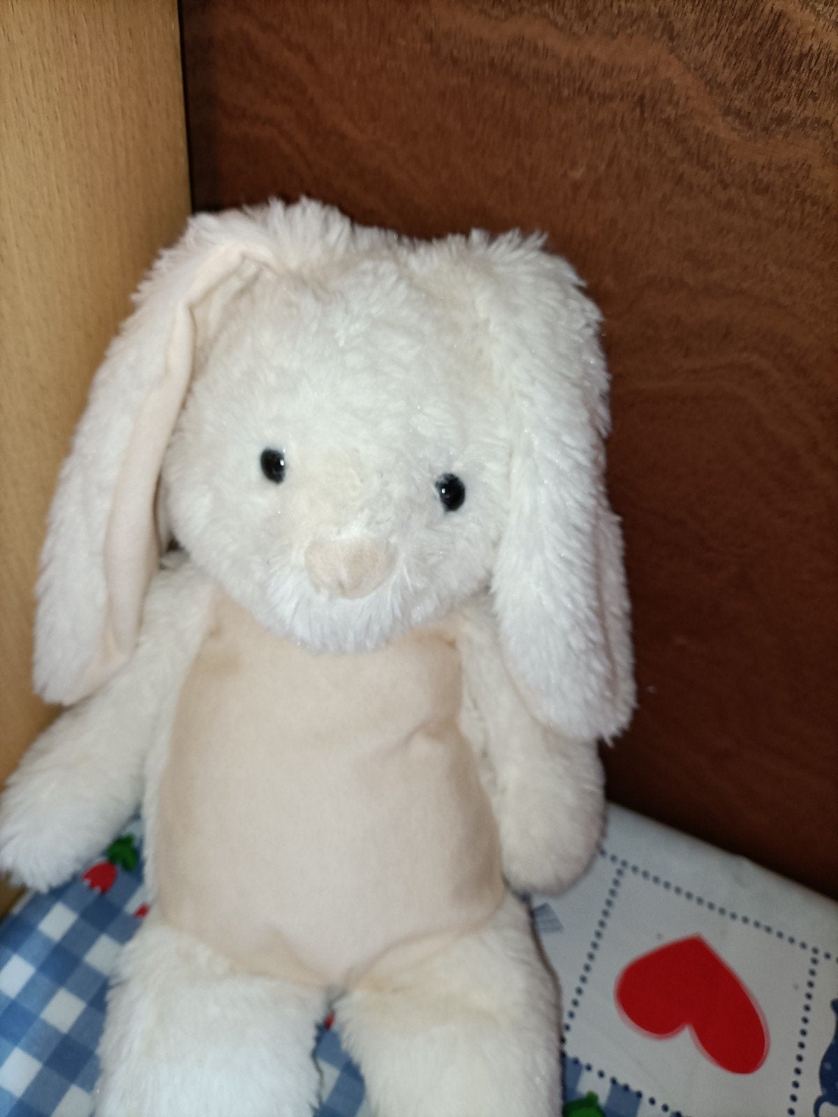 Bambino wit konijn knuffel 42 cm groot, Ophalen of Verzenden, Zo goed als nieuw, Konijn