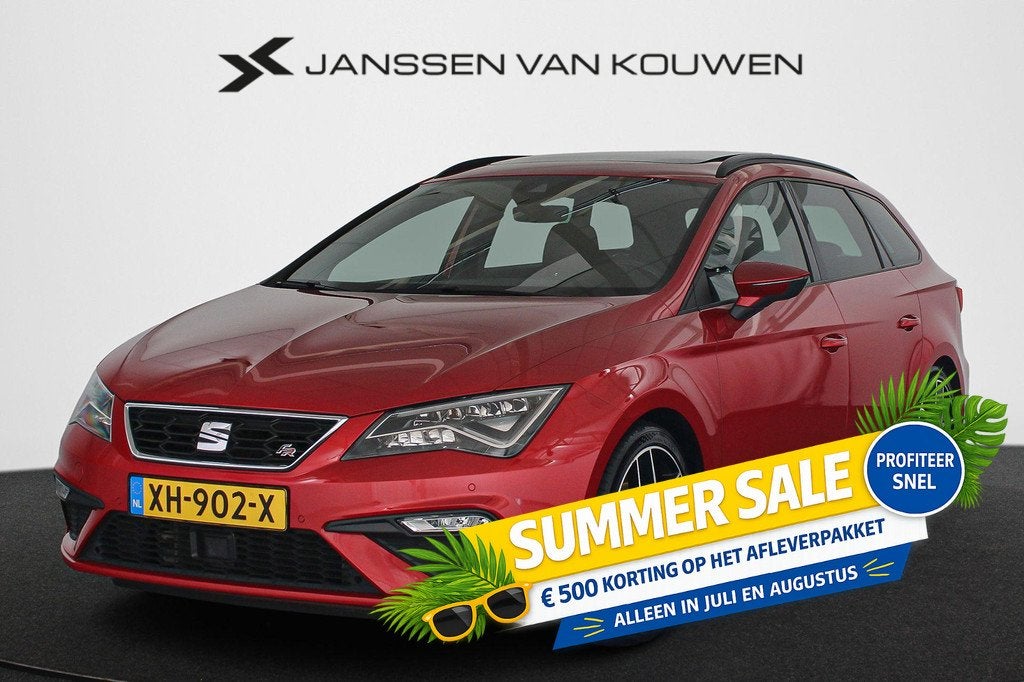 SEAT Leon ST 1.5 TSI FR Business Intense Panoramadak Camera, Auto's, Stof, Euro 6, 4 cilinders, Leon