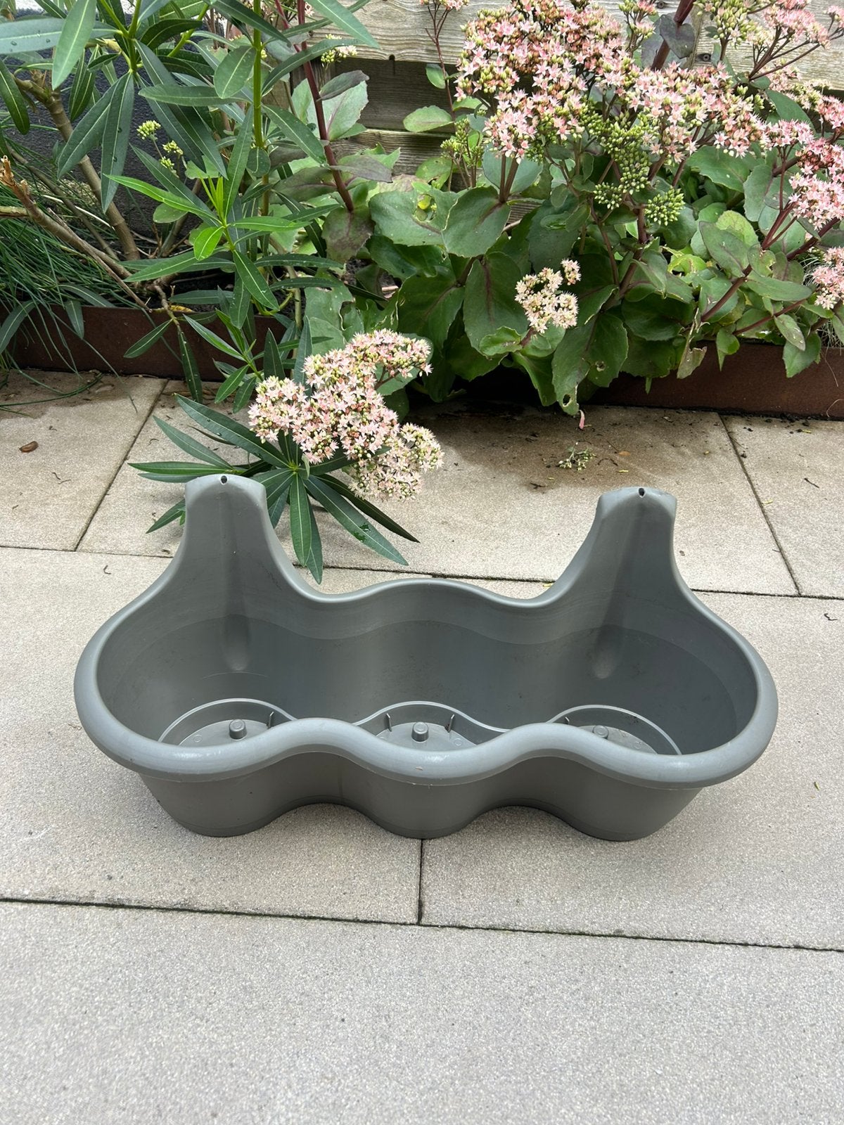 Antraciete plantenbak voor binnen of buiten Prosperplast, Kunststof, Gebruikt, Minder dan 30 cm, Minder dan 60 cm