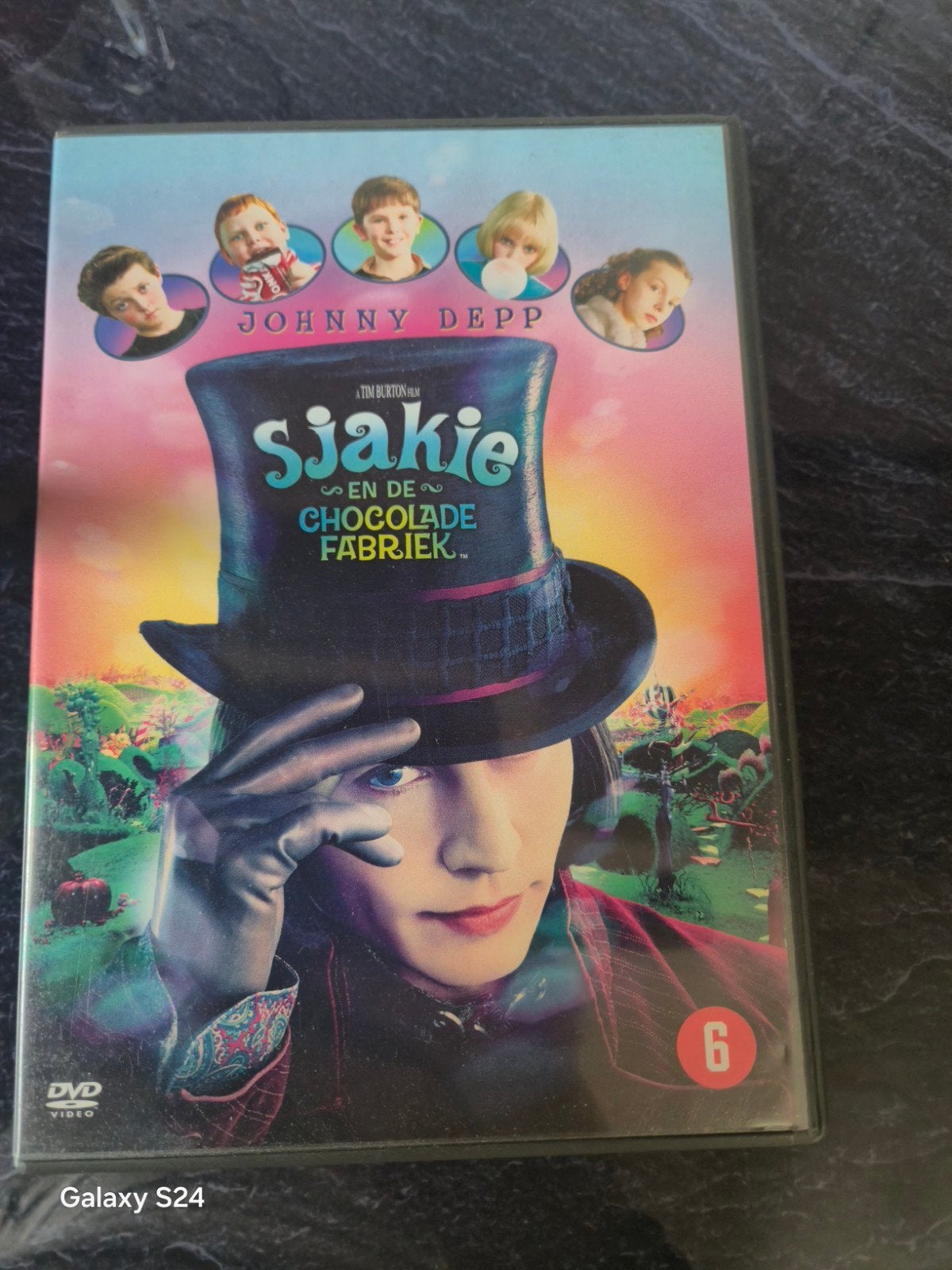 Sjakie en de Chocoladefabriek DVD - Johnny Depp, Cd's en Dvd's, Gebruikt, Nederlands, Ophalen of Verzenden, Vanaf 6 jaar