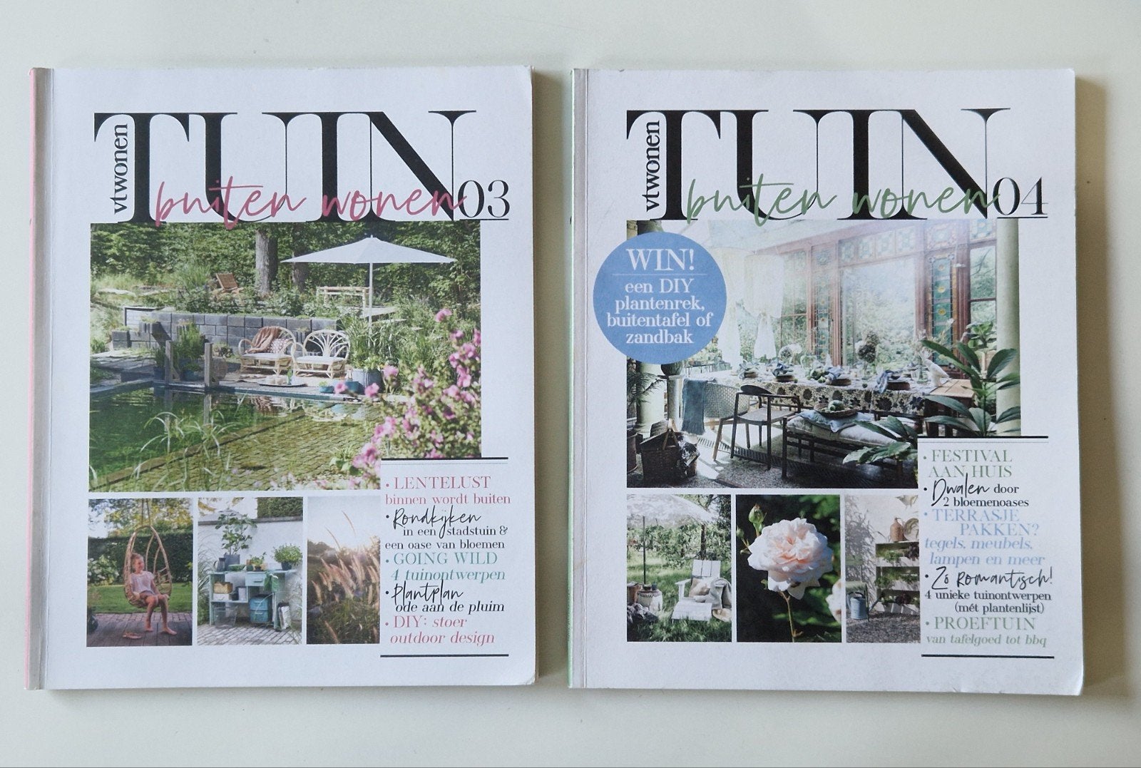 VT Wonen zomer tuin inspiratie magazines 3 en 4 - 2021, Boeken, Ophalen