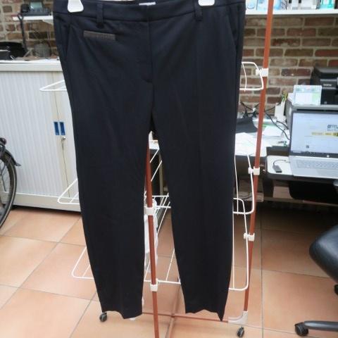 Geklede plooibroek bies strass Brunello Cucinelli 44 (it 48), Maat 42/44 (L), Nieuw, Ophalen of Verzenden, Lang