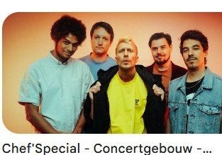 TICKETS CHEF SPECIAL 30 JUNI CONCERTGEBOUW GEVRAAGD, Tickets en Kaartjes, Twee personen, Juni, Levenslied