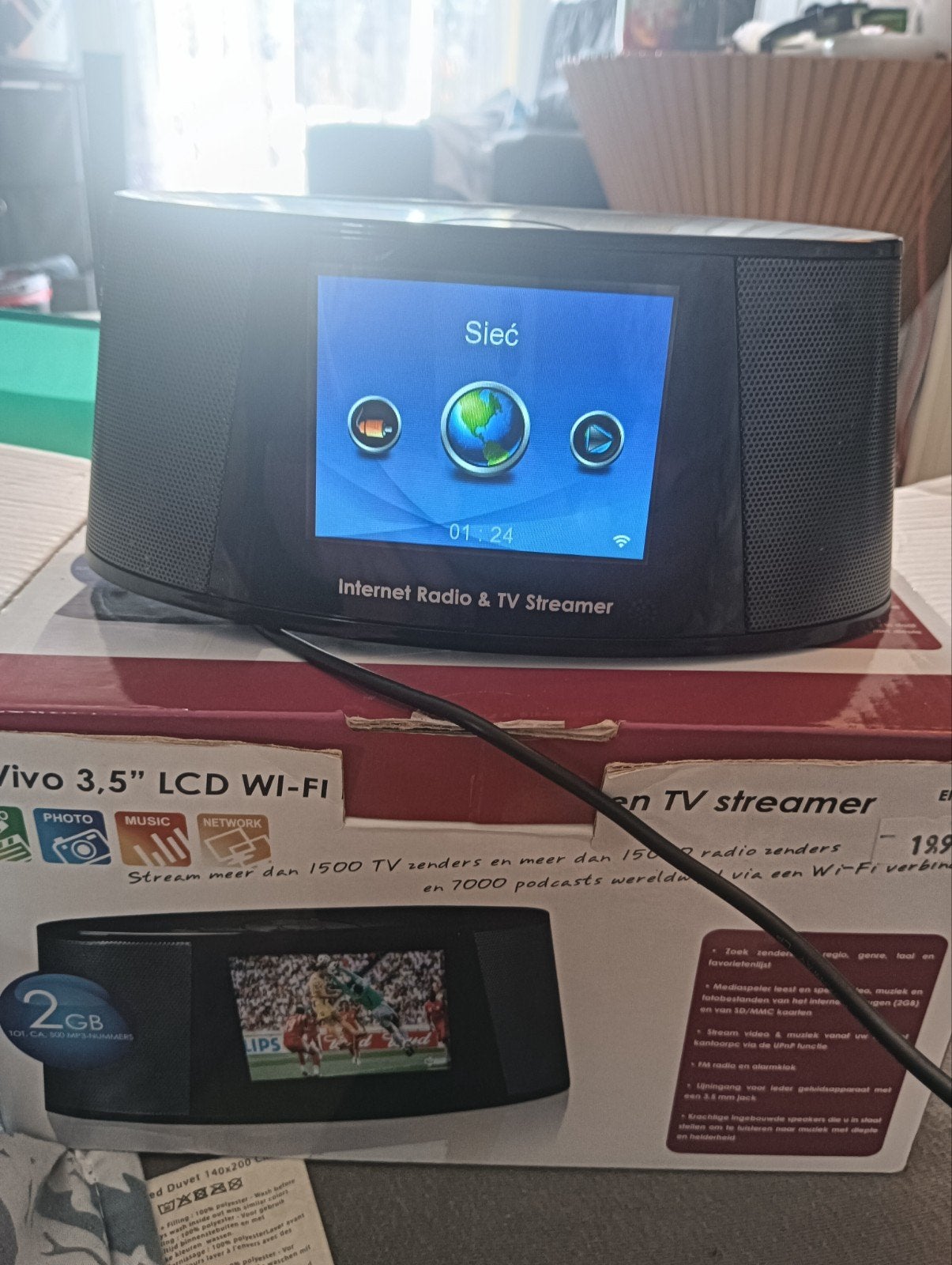 EnVivo Internet Radio & TV Streamer, Ophalen of Verzenden, Gebruikt, Zonder harde schijf