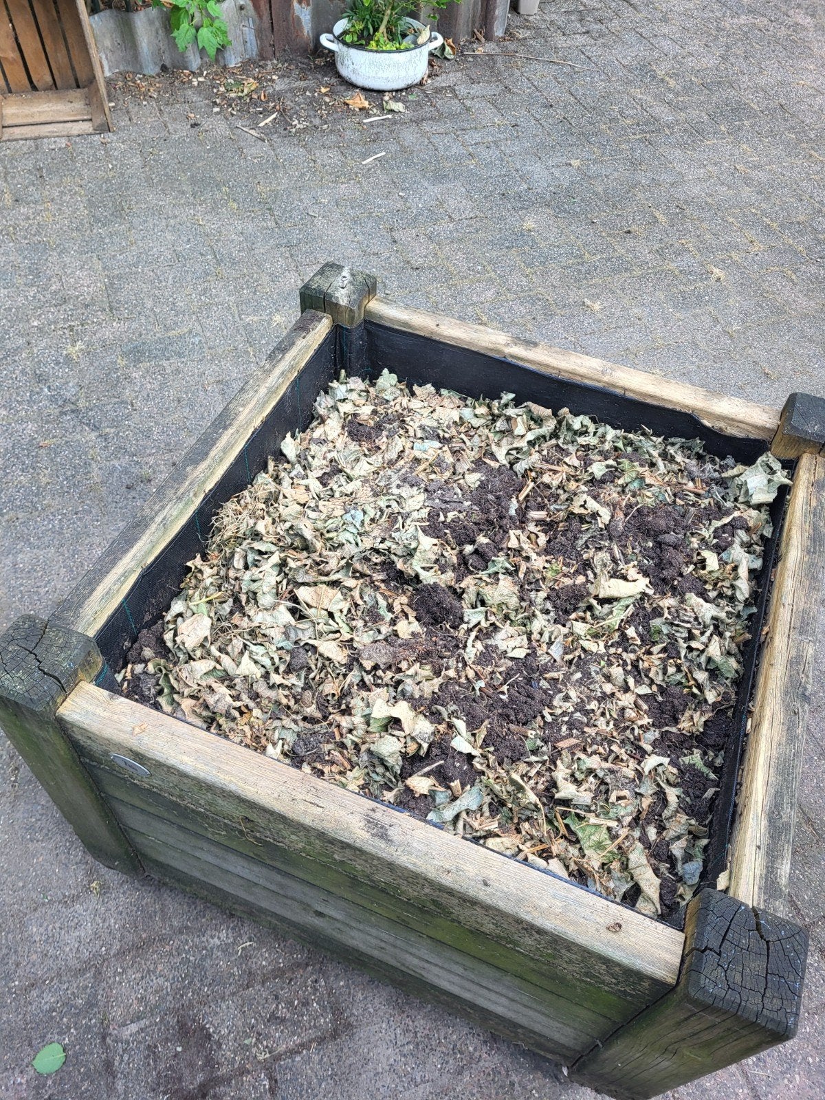 Bloembak op wielen 80x80x62cm - Gratis af te halen, Ophalen