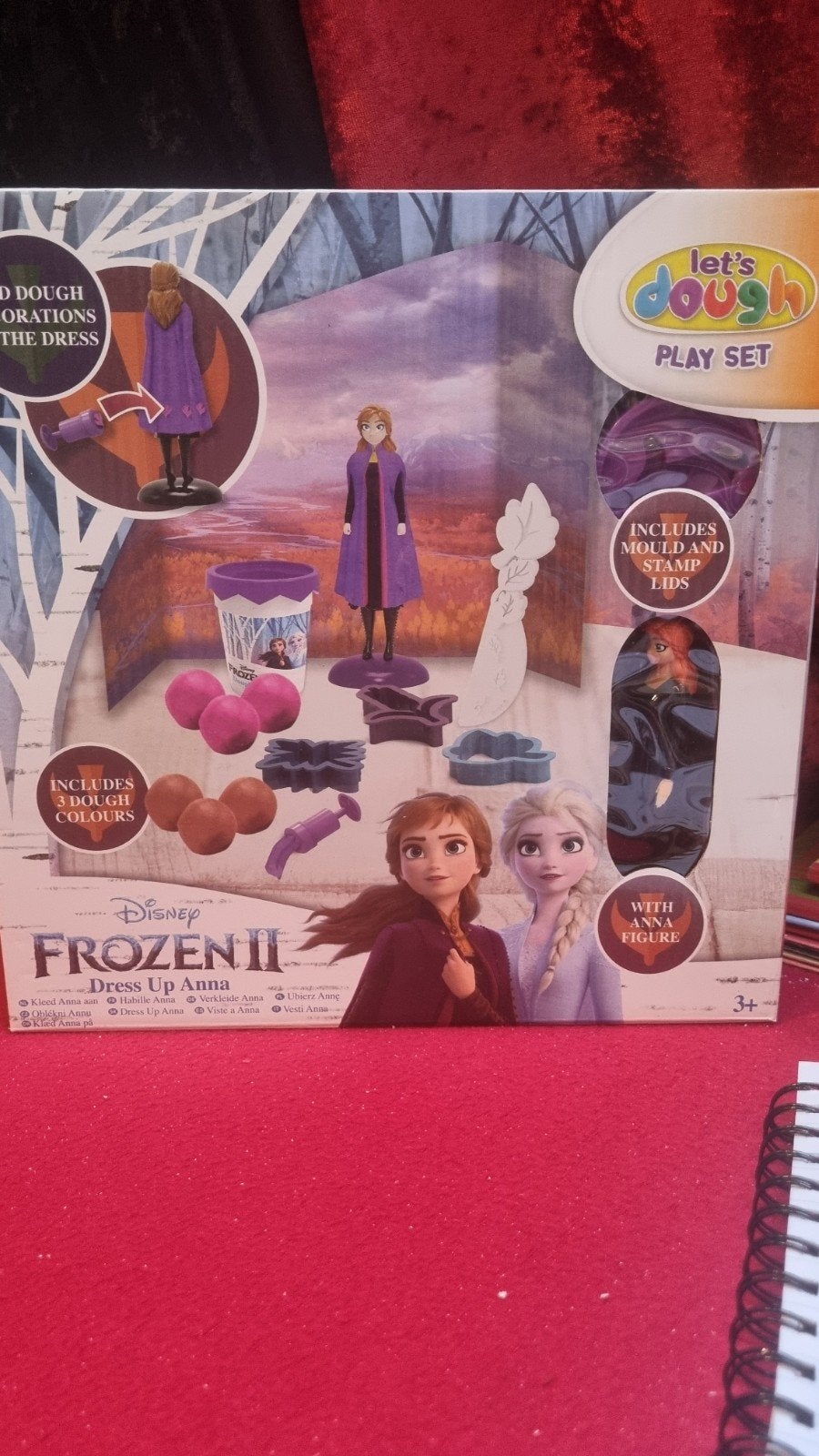 Disney Frozen II Dress Up Anna speelset met klei, Verzenden, Nieuw, Knutselen