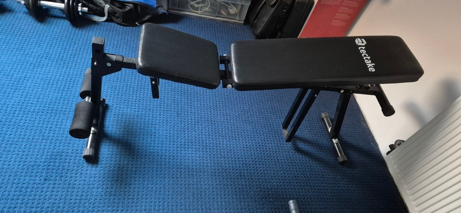 Fitness bank voor buik-, rug- en dumbbelloefeningen, Ophalen, Buik, Krachtstation