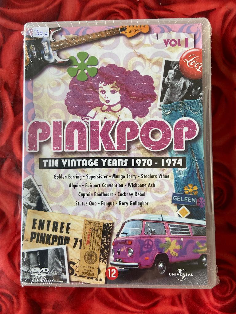 PinkPop - The Vintage Years 1970-1974 dvd, Alle leeftijden, Ophalen of Verzenden, Nieuw in verpakking, Muziek en Concerten