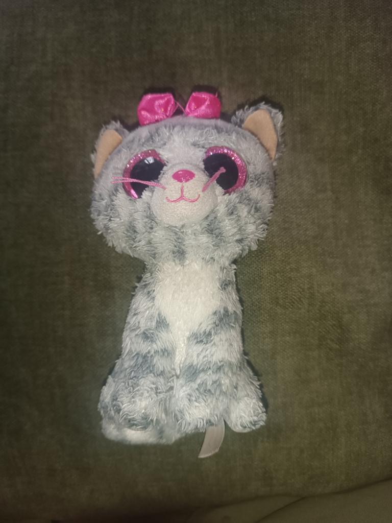 TY kat- plushe kat, Ophalen of Verzenden, Zo goed als nieuw, Meisje