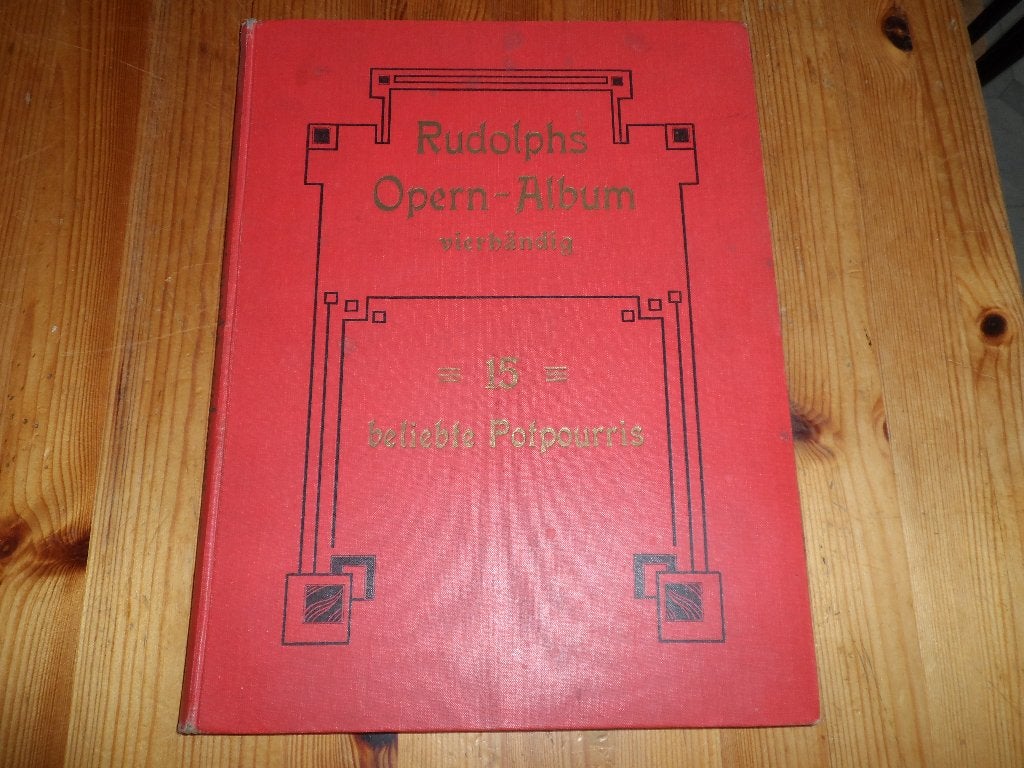 Rudolps opern album - 4 handen - band 1, Gebruikt, Klassiek, Ophalen of Verzenden, Artiest of Componist