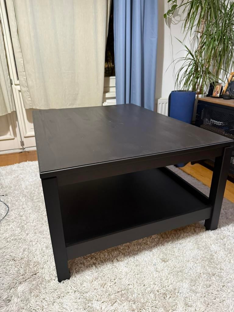 Havsta Coffee Table Dark Brown Black 100 x 75, Ophalen, Gebruikt, 100 tot 150 cm, 50 tot 100 cm