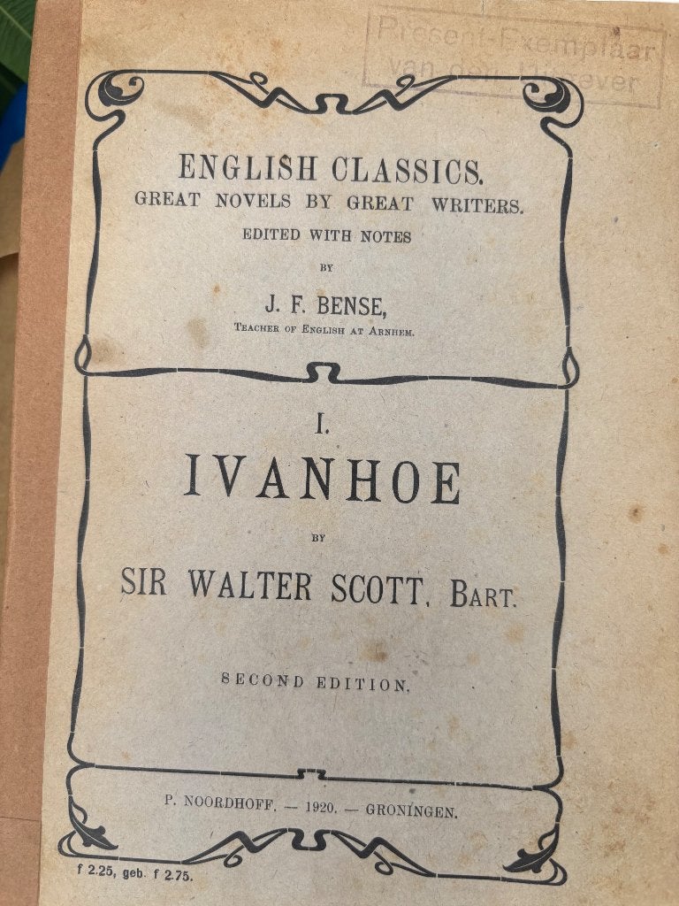 Ivanhoe 1920, Ophalen of Verzenden, Zo goed als nieuw