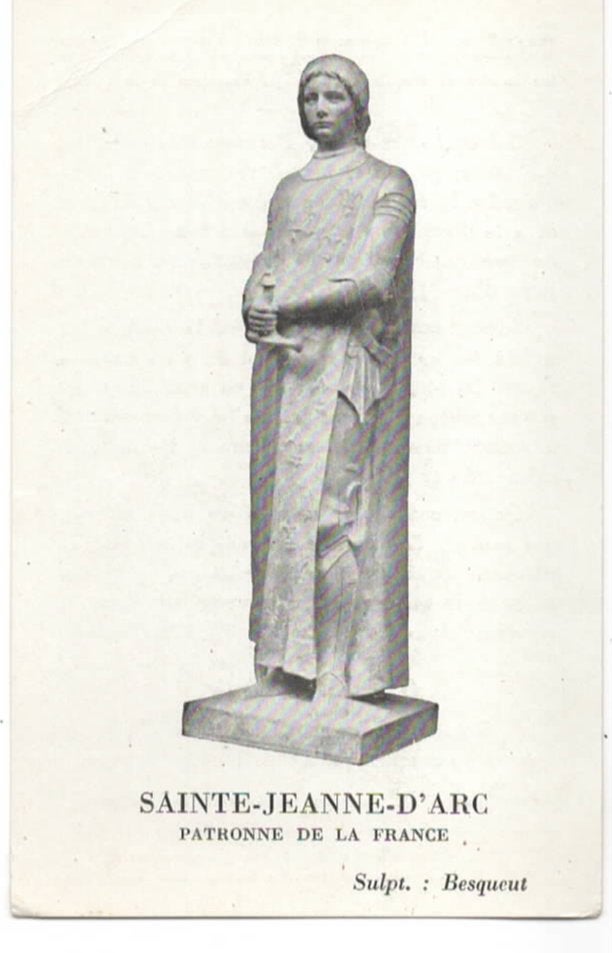 Heilige Jeanne D,arc, Verzenden, Bidprentje