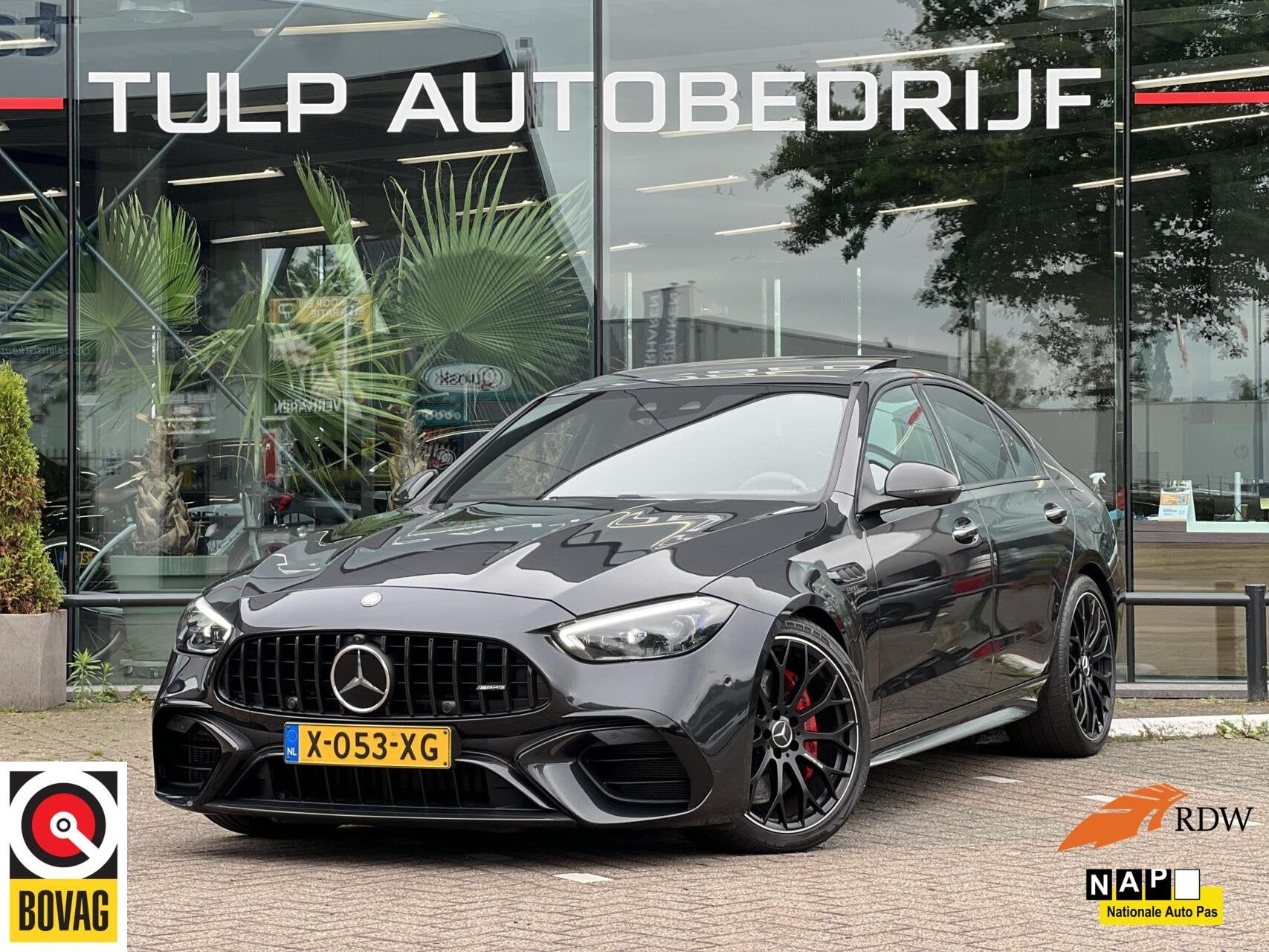 Mercedes C-klasse AMG 63 S E Performance NLauto BTW NAP, Auto's, 4 cilinders, 2065 kg, Vierwielaandrijving, Hybride Elektrisch/Benzine